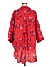 Ellos 100% Polyester Red 3/4 Sleeve Blouse Size 24 - photo 2