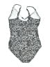 Lands' End Paisley Silver One Piece Swimsuit Size L - photo 2