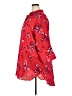Ellos 100% Polyester Red 3/4 Sleeve Blouse Size 24 - photo 5
