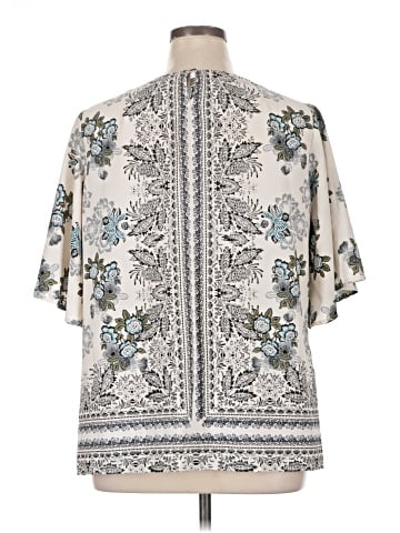 Roz & Ali Short Sleeve Blouse (view 2)
