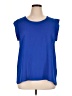 Pleione 100% Polyester Blue Short Sleeve Top Size XL - photo 1