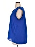 Pleione 100% Polyester Blue Short Sleeve Top Size XL - photo 5