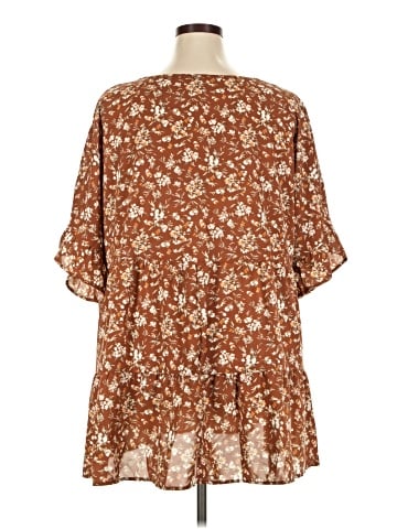 Emery Rose Short Sleeve Blouse (view 2)