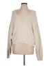 Free People 100% Cotton Tan Pullover Sweater Size L - photo 1