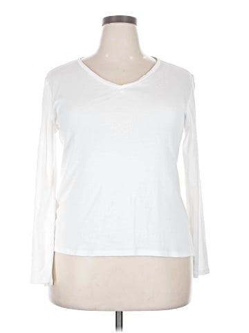 Liz Claiborne 3/4 Sleeve T-Shirt (view 1)