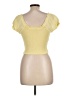 Love Tree Yellow Short Sleeve Top Size L - photo 2