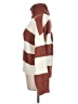 Hem & Thread 100% Acrylic Stripes Brown Turtleneck Sweater Size L - photo 5
