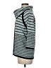 Per Se Stripes Blue Silk Cardigan Size M - photo 5