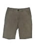 6397 100% Cotton Solid Brown Khaki Shorts Size 8 - photo 1