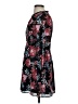 Ann Taylor LOFT 100% Polyester Paisley Black Casual Dress Size 2 Petite - photo 5