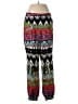 Zoe 100% Polyester Print Black Casual Pants Size 6 - photo 1