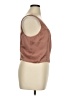 Express 100% Polyester Brown Sleeveless Blouse Size XL - photo 4