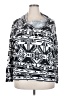 Ultra Flirt Print Silver Pullover Sweater Size 3X - photo 1