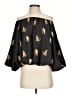 THML 100% Polyester Black 3/4 Sleeve Blouse Size S - photo 1