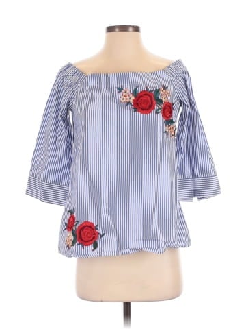 Como Vintage 3/4 Sleeve Blouse (view 1)