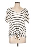 Forgotten Grace Ivory Short Sleeve Top Size L - photo 1