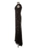 Eliza J 100% Polyester Black Brown Cocktail Dress Size 2 - photo 5