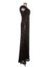 Eliza J 100% Polyester Black Brown Cocktail Dress Size 2 - photo 4