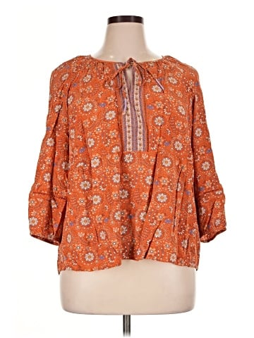 DR2 3/4 Sleeve Blouse (view 1)