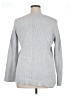 Ann Taylor LOFT 100% Cotton Gray Pullover Sweater Size XL - photo 2