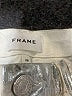 FRAME Metallic Silver Jeans Size 28 waist - photo 7