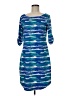 Lola Print Blue Casual Dress Size M - photo 1