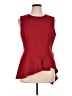 Doncaster Collection Red Sleeveless Blouse Size 14 - photo 1