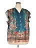 Emery Rose Teal Sleeveless Blouse Size 4X - photo 1
