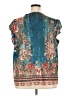 Emery Rose Teal Sleeveless Blouse Size 4X - photo 2