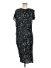 Helmut Lang Graphic Black Cocktail Dress Size M - photo 1