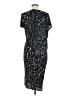 Helmut Lang Graphic Black Cocktail Dress Size M - photo 2