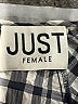Just Female Plaid Gray Casual Dress Size Sm - 36 - photo 7