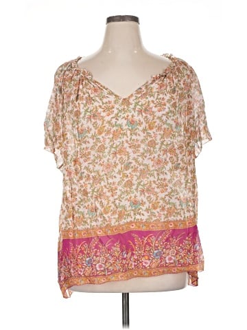 Lucky Brand Short Sleeve Blouse (view 1)