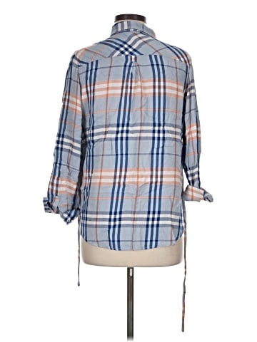 Isabel Maternity 3/4 Sleeve Button-Down Shirt (view 2)
