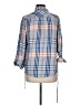 Isabel Maternity 100% Rayon Blue 3/4 Sleeve Button-Down Shirt Size Med Maternity - photo 2