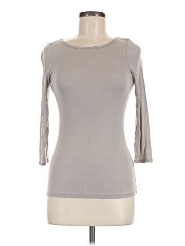 Zara W&B Collection 3/4 Sleeve T-Shirt (view 1)