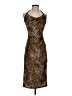Stop Staring! Animal Print Brown Cocktail Dress Size S - photo 1
