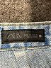 Zara 100% Cotton Stripes Blue Jeans Size 2 - photo 7
