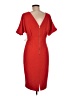 Alexia Admor Solid Red Casual Dress Size M - photo 2