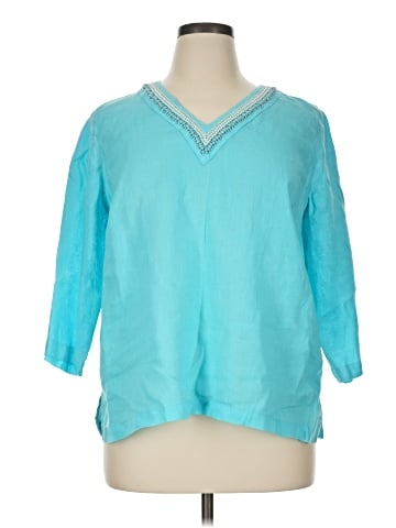 Charter Club 3/4 Sleeve Blouse (view 1)