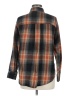 Unbranded 100% Polyester Plaid Brown Long Sleeve Blouse Size M (tall) - photo 2