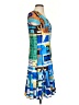Atelier Graphic Blue Casual Dress Size XS - photo 4
