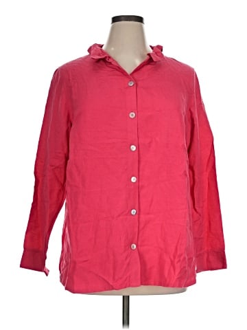 Soft Surroundings Long Sleeve Button-Down Shirt (view 1)