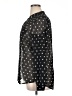 Kut from the Kloth 100% Polyester Polka Dots Black Long Sleeve Blouse Size XL - photo 5