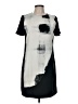 Zara Basic Graphic Gray Casual Dress Size M - photo 1