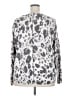 White Birch Animal Print Silver Pullover Sweater Size 3X - photo 2