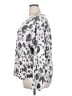 White Birch Animal Print Silver Pullover Sweater Size 3X - photo 5