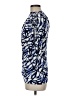 Natori Print Blue 3/4 Sleeve Blouse Size M - photo 5