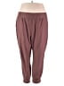 Active by Old Navy Solid Burgundy Casual Pants Size 3X - photo 1