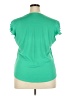 Adrianna Papell Green Short Sleeve Top Size XL - photo 2